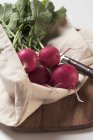 Fresh ripe radishes — Stock Photo