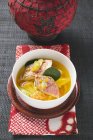 Fish soup with red mullet — Stock Photo