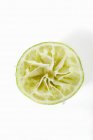 Half lime squeezed — Stock Photo