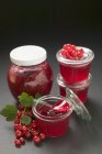 Marmellata e gelatina di ribes rosso — Foto stock