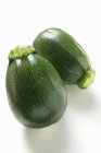 Green round courgettes — Stock Photo