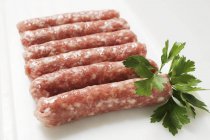 Salsicciole italian sausages — Stock Photo