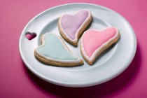 Herzförmige Kekse — Stockfoto