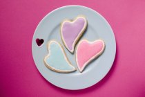Biscuits en forme de coeur — Photo de stock