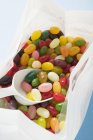 Coloured jelly beans — Stock Photo