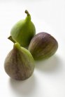 Three ripe figs — Stock Photo