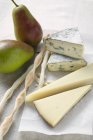 Différents types de fromages — Photo de stock