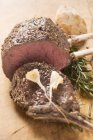 Rack of venison and rosemary — Stock Photo