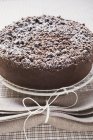 Crumble au chocolat Cheesecake — Photo de stock