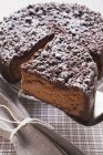 Crumble de chocolate Cheesecake - foto de stock