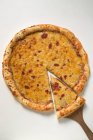 Pizza Margherita nach amerikanischem Vorbild — Stockfoto