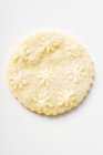 Christmas biscuit with icing stars — Stock Photo
