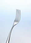 Closeup view of one metal fork — Stock Photo
