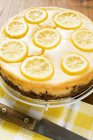Hausgemachter Zitronenkuchen — Stockfoto