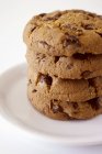 Шоколадне печиво в купі — стокове фото