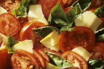 Tomatensalat in Scheiben — Stockfoto