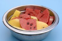 Pieces of melon and watermelon — Stock Photo