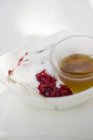 Dessert allo yogurt con frutta — Foto stock
