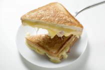 Бутерброди з шинкою та сиром — стокове фото
