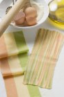 Lastre di lasagne a tre colori fatte in casa — Foto stock