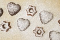 Асорті Різдвяне печиво з глазурованим цукром — стокове фото