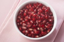 Bowl of Pomegranate Seeds — Stock Photo