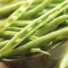 Fresh Green Beans in bowl — Stock Photo