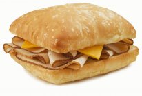Rotisserie Huhn und Sandwich — Stockfoto