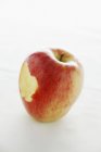 Червоне яблуко core — стокове фото