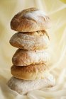 Stacked Bread Loaves — Stock Photo