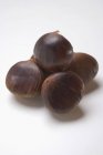 Several chestnuts, close-up — Stock Photo