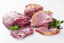 Biftecks désossés au col de porc — Photo de stock