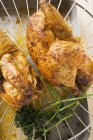Metade de frango assado — Fotografia de Stock