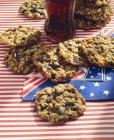 Американское печенье с изюмом — стоковое фото