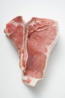 Rohes frisches T-Bone Steak — Stockfoto