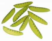 Fresh sugar peas in pods — Stock Photo