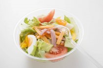 Légumes dans un bol en plastique — Photo de stock