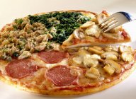 Pizza a quattro stagioni — Foto stock