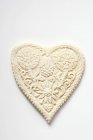 Heart-shaped Springerle cookie — Stock Photo