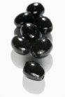 Heap of Black olives — Stock Photo