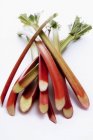 Sticks of fresh rhubarb — Stock Photo
