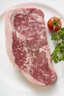 Beef steak with salad — Stock Photo