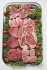 Vari tipi di carne — Foto stock