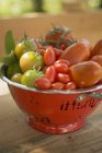 Différents types de tomates — Photo de stock