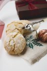 Biscotti di mandorle italiani — Foto stock