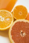 Grapefruit and oranges slices — Stock Photo
