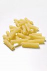 Bunch of raw rigatoni pasta — Stock Photo
