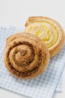 Sweet coiled buns — Stock Photo