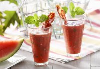 Spicy watermelon cocktails — Stock Photo