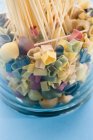 Colorful different pasta — Stock Photo